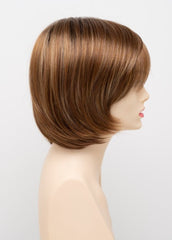 CREAMED COFFEE | Medium Brown roots and base with Cinnamon and Golden Blonde highlights