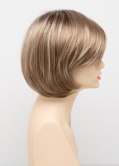 SPARKLING CHAMPAGNE | Medium Brown roots with overall Strawberry Blonde base and soft Golden Blonde highlights