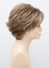 GINGER-CREAM | Dark Beige Blonde underneath highlighted on top with Light Beige Blonde