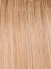 24B613S12 SHADED BUTTER POPCORN | Medium Natural Ash Blonde & Pale Natural Gold Blonde Blend and Tipped, Shaded with Light Gold Brown