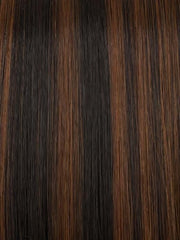 FS4/33/30A MIDNIGHT COCOA | Dark Brown, Medium Red, Medium Natural Red Blonde/Brown Blend with Medium Natural Red Blonde/Brown Blend Bold Highlights