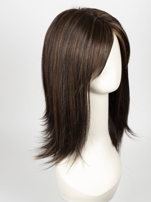 CHOCOLATE SWIRL | Dark Brown Base Evenly Blended with Light Auburn and Honey Blonde