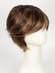 AUBURN SUGAR-R | Rooted Dark Auburn with Medium Auburn Base with Dark Strawberry Blonde Highlights