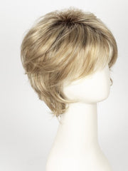 CREAMY TOFFEE R | Dark Blonde Evenly Blended with Light Platinum Blonde and Light Honey Blonde with Dark Brown roots