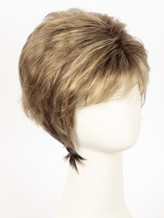 MOCHACCINO-R | Rooted Medium Warm Blonde with Chocolate Undertones and Creamy Blonde Highlights