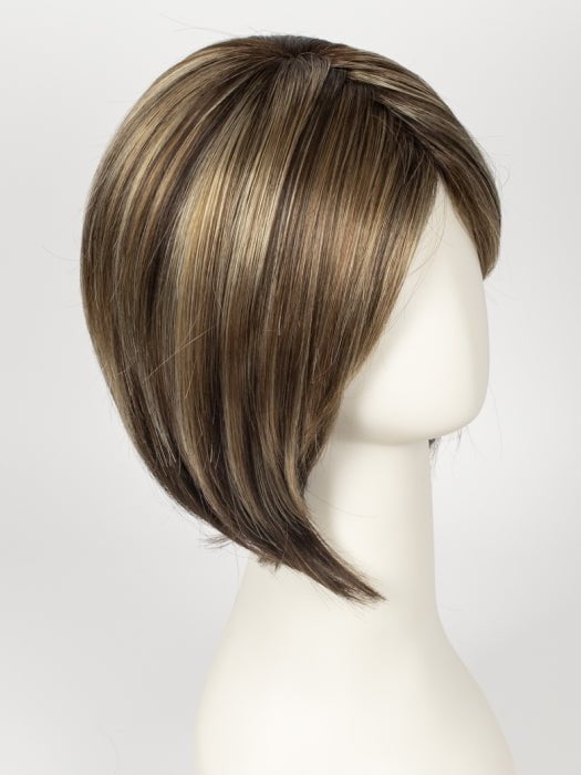 CHOC FROST R | Rooted Dark with a Dark Brown Base with Honey Blonde and Platinum highlights