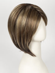 CHOC FROST R | Rooted Dark with a Dark Brown Base with Honey Blonde and Platinum highlights