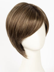 ICED-MOCHA-R | Rooted Dark with Medium Brown blended with Light Blonde highlights