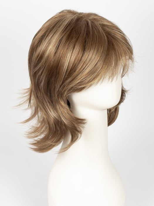 MAPLE-SUGAR | Light Honey Brown base with Strawberry Blonde highlights