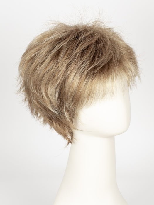 NUTMEG-R | Rooted Dark Honey Brown Base with Strawberry Blonde Highlights