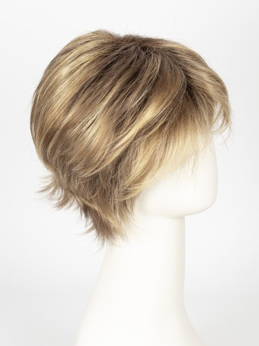 MOCHACCINO-R | Rooted Medium Warm Blonde with Chocolate Undertones and Creamy Blonde Highlights