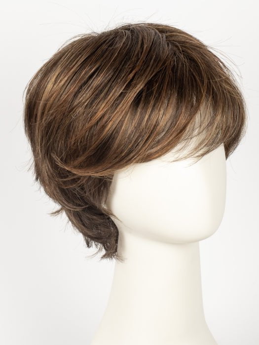 HAZELNUT-MIX | Medium Brown base with Medium Reddish Brown and Copper Red highlights and Dark Roots
