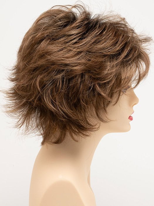 CINNAMON TOFFEE | Neutral to Warm Light Brown with Dark Brown Roots