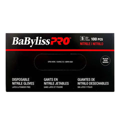 BABYLISS PRO 100pcs Nitrile Gloves Black - Aone Beauty Supply Online Store