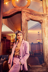 Belisa Printed Turban With Ribbons - 1532