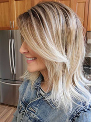 Dazzling Wavez | Synthetic Lace Front Wig (Mono Part)