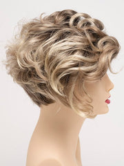 CHAMPAGNE SHADOW | Soft Dark Blonde with Platinum Highlights and Chestnut Roots