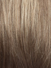 CASHMERE-BROWN-SR | Slightly Rooted Medium Beige Brown base with woven Velvet Blonde Highlights