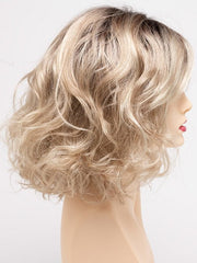 CHAMPAGNE SHADOW | Soft Dark Blonde with Platinum Highlights and Chestnut Roots