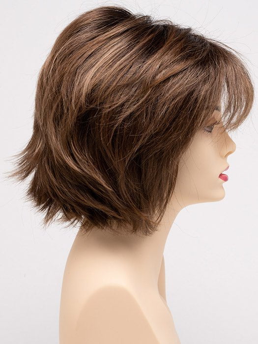 CINNAMON-TOFFEE | Neutral to Warm Light Brown with Dark Brown Roots