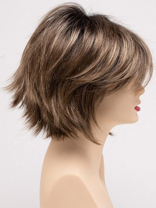 HONEY-BREEZE | A blend of Cool, Honey Blonde and Multi-Dimensional Medium Brown with Darker Brown Roots