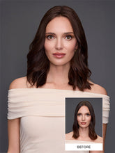 easiPart Medium HH 14” | Human Hair Topper (Mono Top)