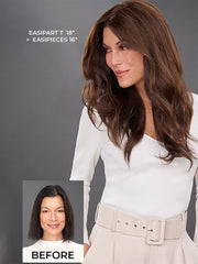 easiPart T 18" | Remy Human Hair Topper (Mono Top)