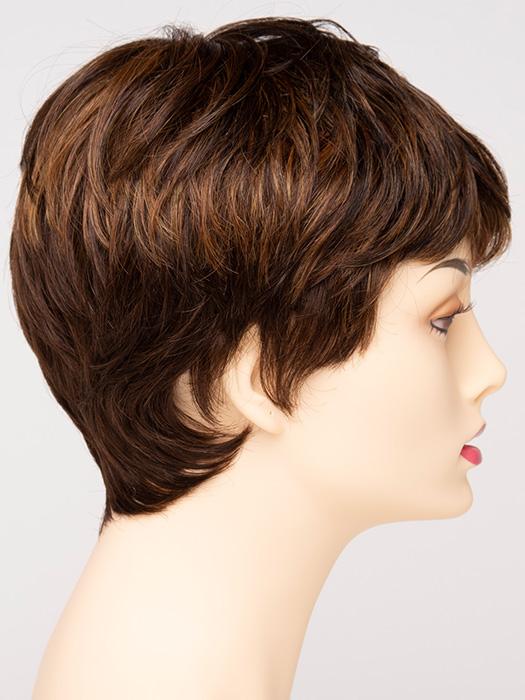 CHOCOLATE CARAMEL | Medium Brown with Soft Red and Blonde highlights