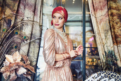 Sienna Boho Printed Turban Set - 2197