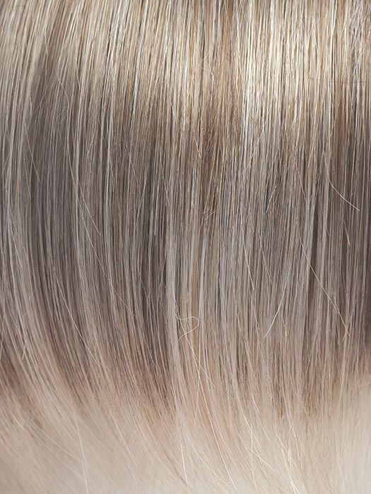 ICE-BLOND | Ashy Blonde Base with White Gold Tips with Highlights around face