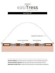 easiHalo 22" | Human Hair Extension | Halo