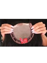 Top Wave 12" | Synthetic Hair Topper (Full Mono)