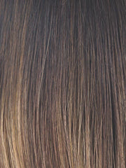 MARBLE-BROWN-LR | Medium Brown blended with Light Honey Brown and Long Dark Brown Roots