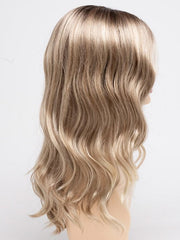 CHAMPAGNE SHADOW | Soft Dark Blonde with Platinum Highlights and Chestnut Roots