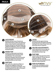 Paula | Human Hair/Synthetic Hair Blend Lace Front Wig (Mono Top)