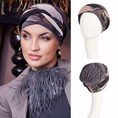 Perla Boho Turban Set - 3045