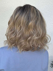 Emma | Human Hair / Synthetic Blend Lace Front Wig (Mono Part)