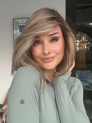 Emma | Human Hair / Synthetic Blend Lace Front Wig (Mono Part)