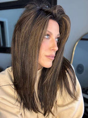 Veronica | Human Hair/ Synthetic Blend Wig (Mono Top)