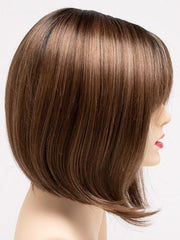 CINNAMON TOFFEE | Neutral to Warm Light Brown with Dark Brown Roots