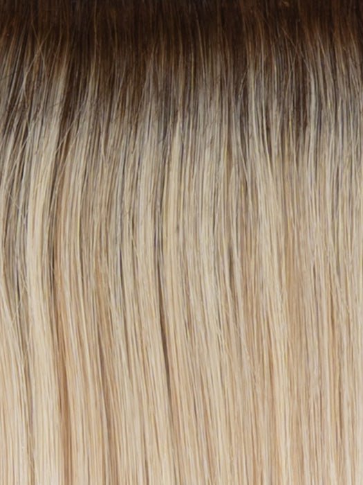 RH14/88SS SHADED GOLDEN WHEAT | Dark Blonde Evenly Blended with Pale Blonde Highlights that extend from dark roots to ends