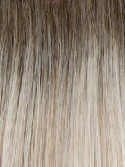 RH18/23SS SHADED GLAZED BISCUIT | Ash Blonde with Cool Platinum Blonde hightlights from dark roots to ends