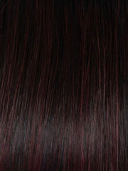 RH4/39SS Shaded Mulberry | Dark Brown with Medium Red/Violet Blend Highlights from roots to ends