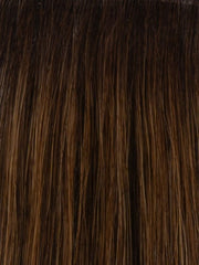 RH6/30SS SHADED CHOCOLATE COPPER | Medium Brown with Medium Auburn highlights from dark roots to ends