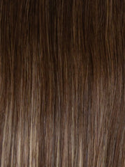 RH9/24SS SHADED CAFE LATTE | Dark Brown with Golden Brown highlights from dark roots to ends