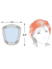 Modern Top Piece | Synthetic Hair Topper (Basic Base)