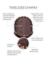 Timeless Charm | Synthetic Wig (Mono Part)