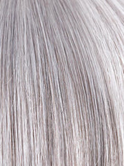 SILVER-STONE | Silver medium brown blend that transitions to silver and medium brown with silver bangs