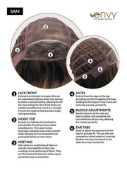 Sam | Synthetic Lace Front Wig (Mono Top)