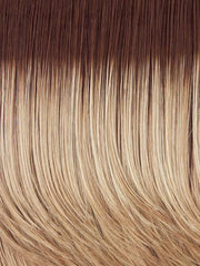 SS14/88 GOLDEN WHEAT ROOTED | Medium Blonde streaked with Pale Gold Blonde highlights and Medium Brown roots